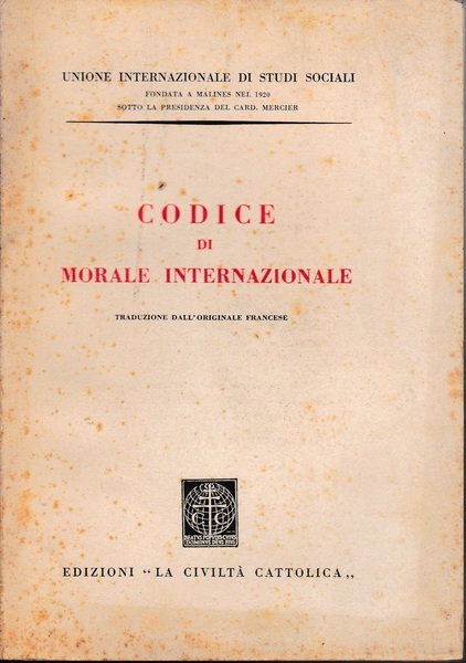 Codice di morale internazionale | Immagine Gallery 2
