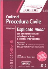Codice di procedura civile esplicato. Ediz. minor.