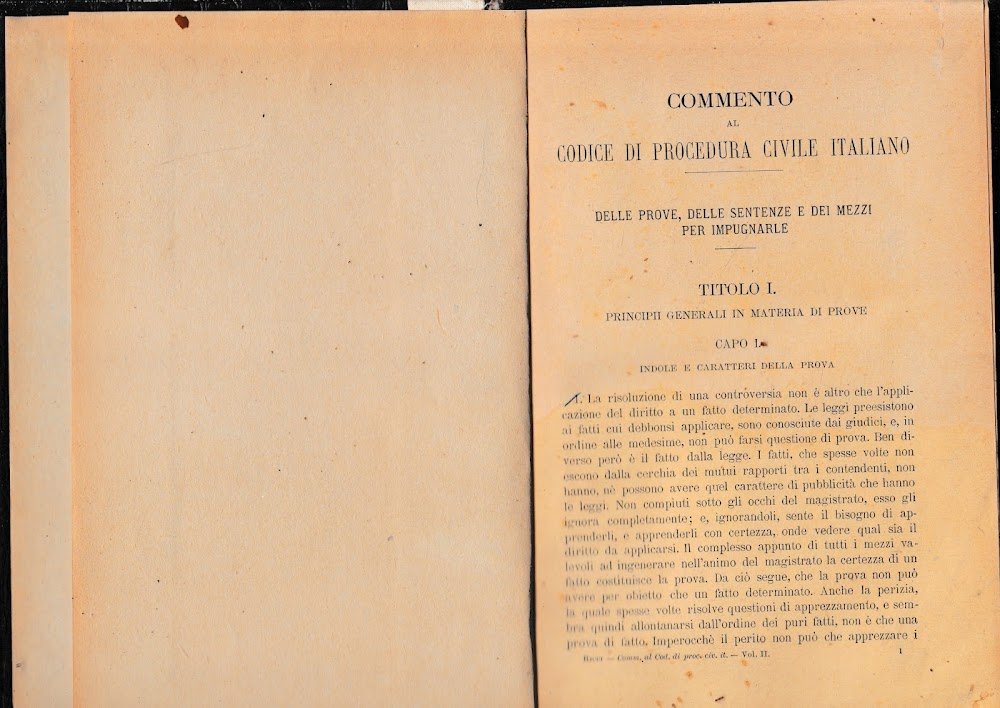 Codice di procedura civile, vol. II^.