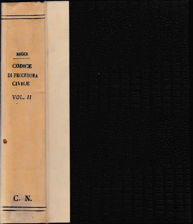 Codice di procedura civile, vol. II^.