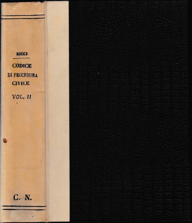 Codice di procedura civile, vol. II^.