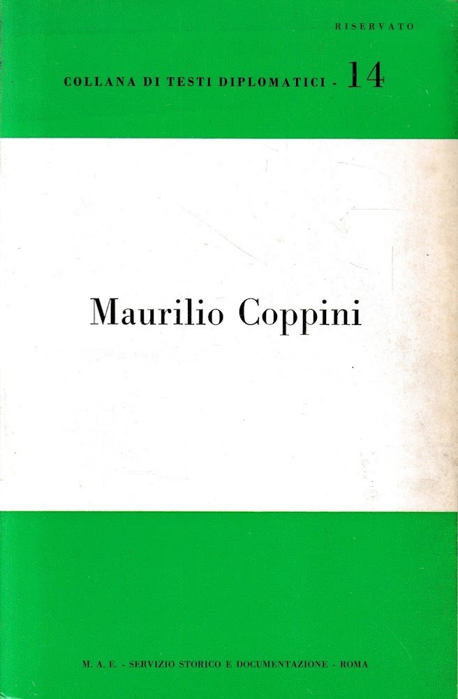 Collana di testi diplomatici -14 Maurilio Coppini