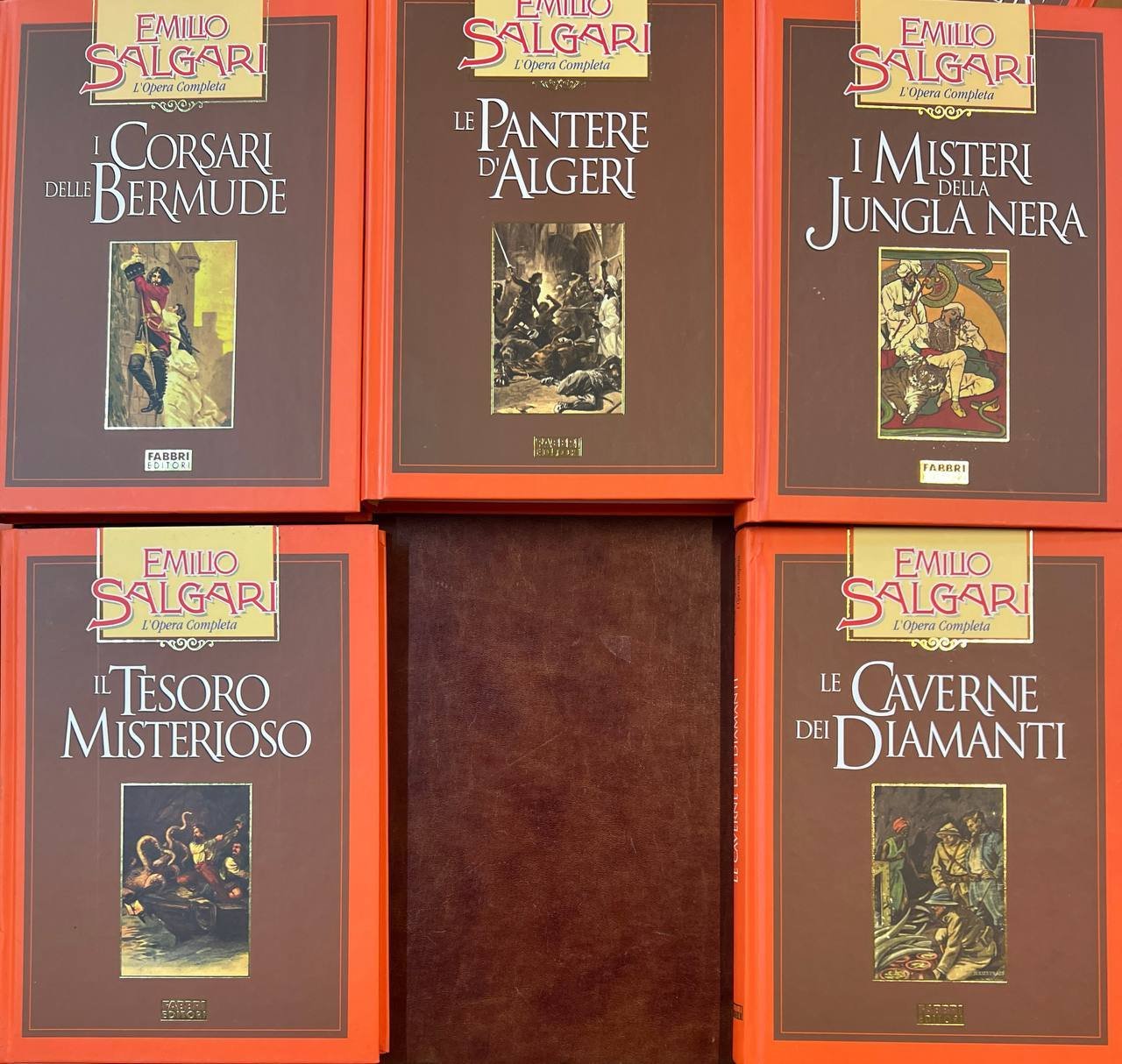 Collana: Emilio Salgari. L'opera completa, 5 volumi.
