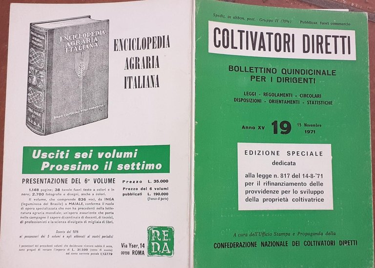 Coltivatori diretti. Bollettino quindicinale per i dirigenti | Immagine Gallery 2