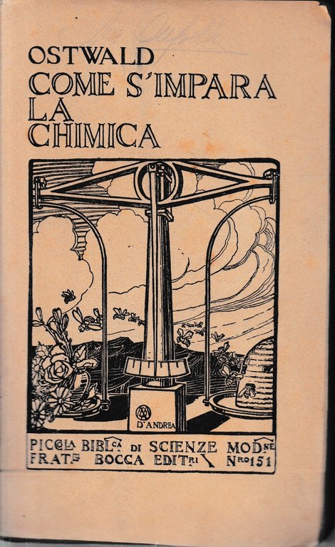 Come s'impara la chimica, 1^ volume.