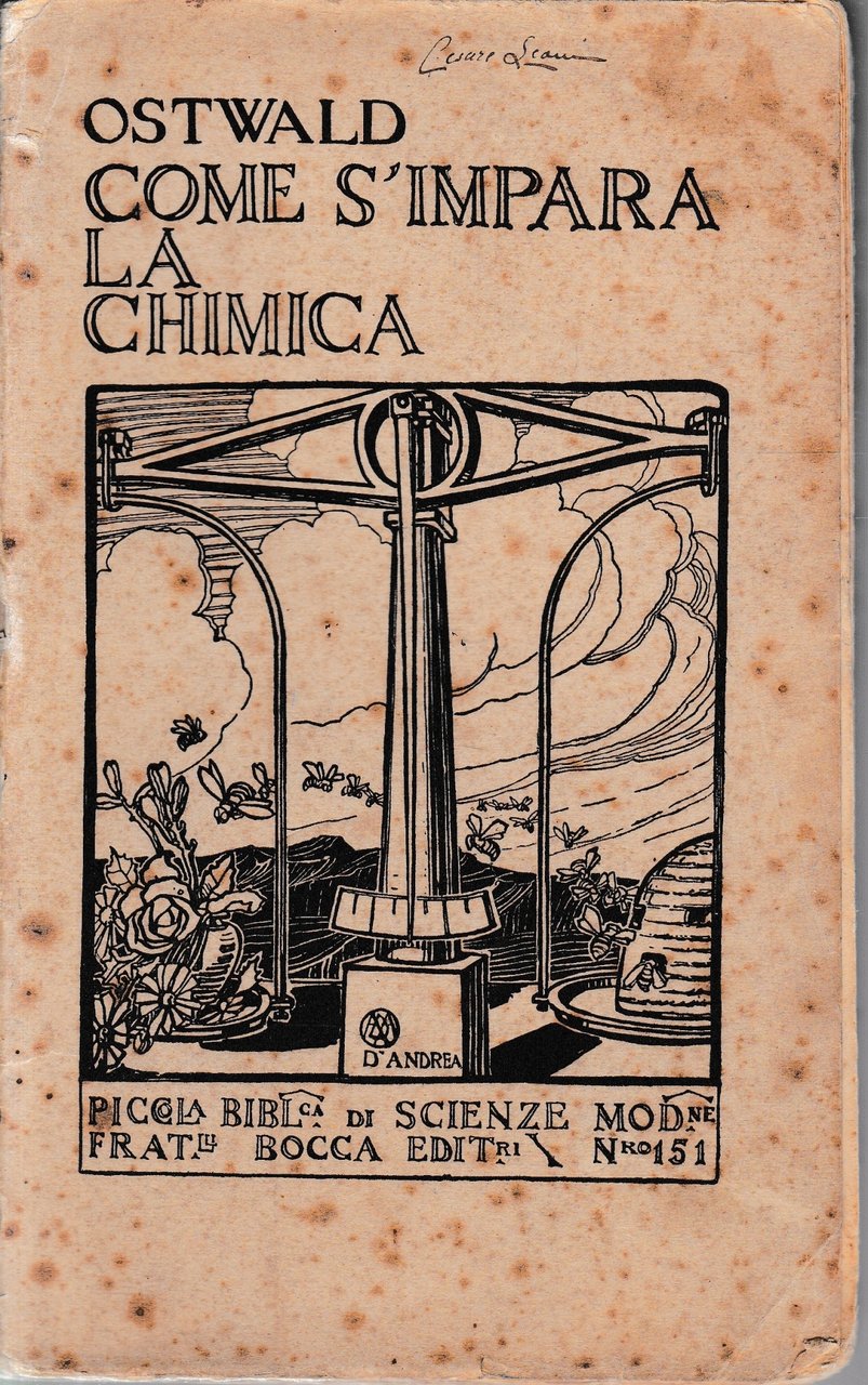 Come s'impara la chimica, vol. 1^.