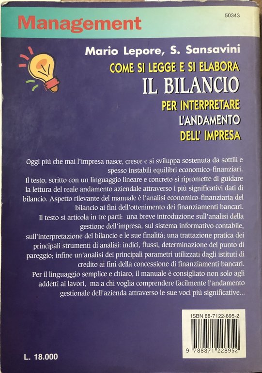 Come si legge e si elabora il bilancio per interpretare …