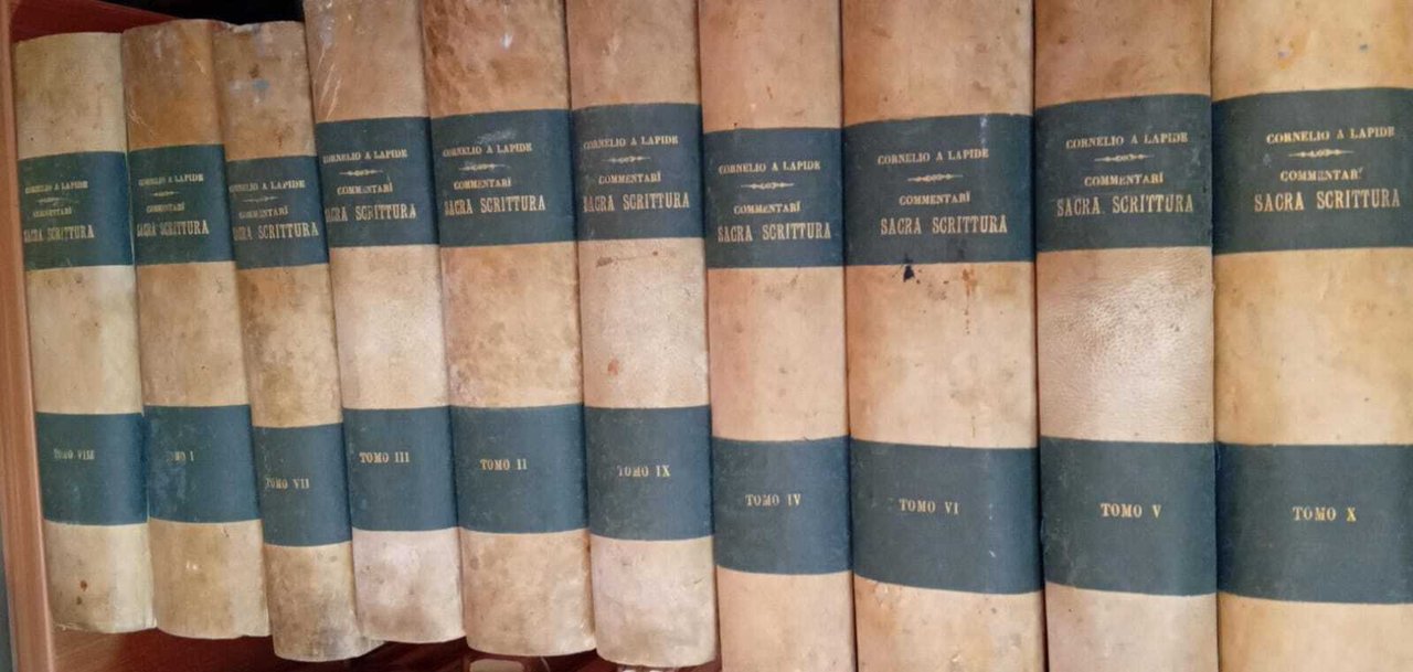 Commentaria in sacram scripturam (10 volumi)