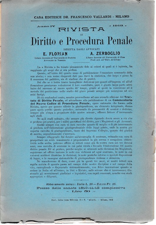Commentario del Nuovo Codice di procedura penale. Puntata VII (da …