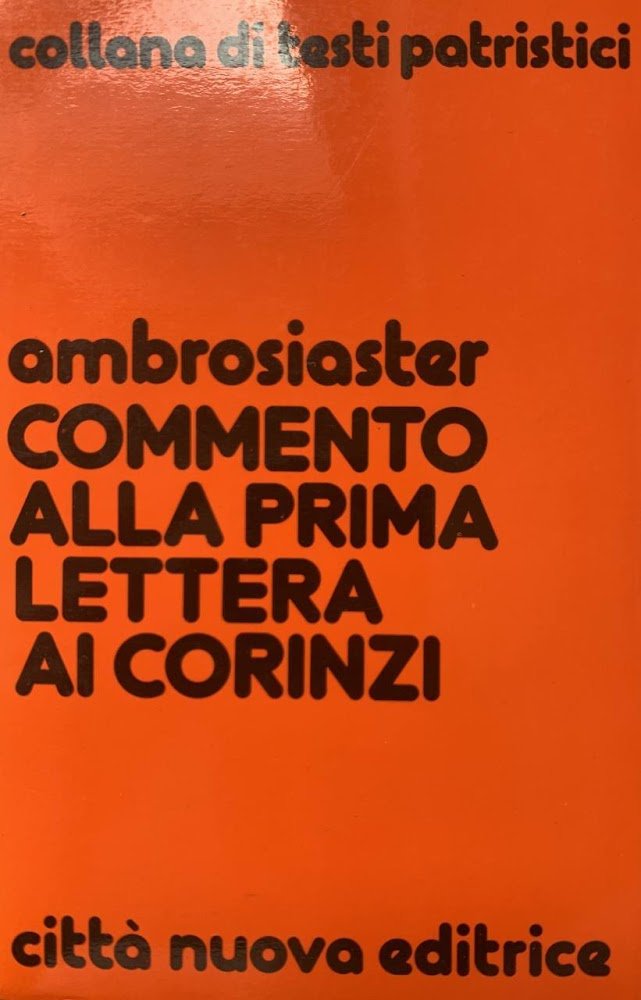 Commento alla 1ª Lettera ai corinzi | Immagine principale