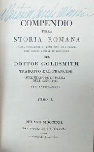 Compendio della Storia Romana, dalla fondazione di Roma fino alla …