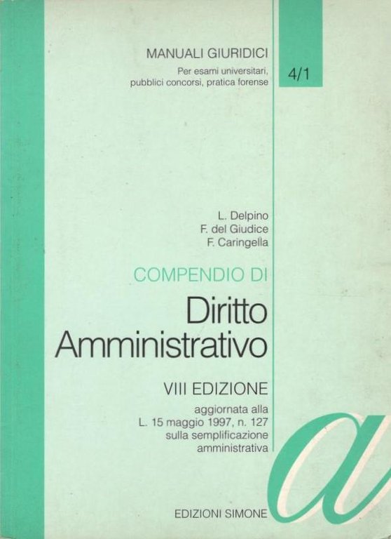 Compendio di diritto amministrativo