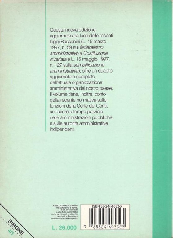 Compendio di diritto amministrativo