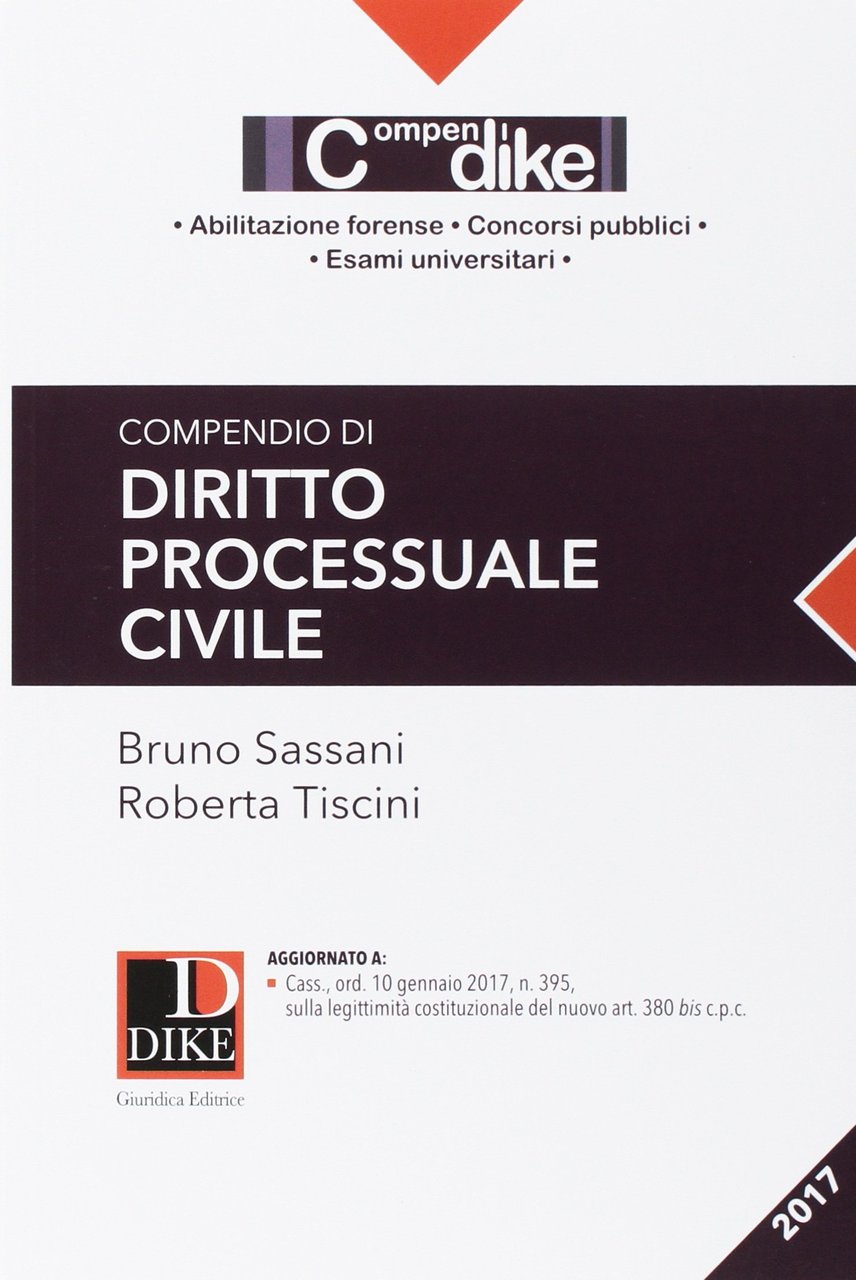Compendio di diritto processuale civile