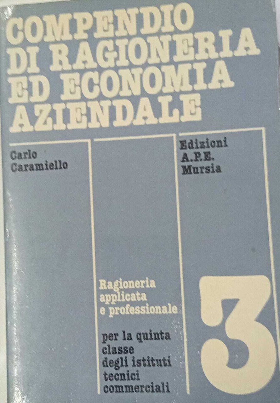 Compendio di ragioneria ed economia aziendale