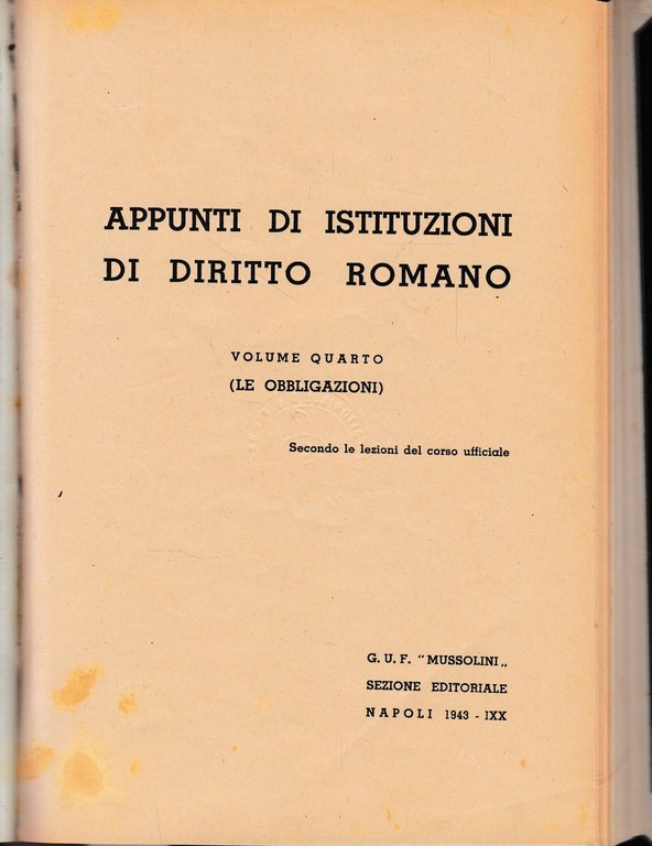 Compendio di Storia del Diritto Romano. Appunti di Istituzioni di …
