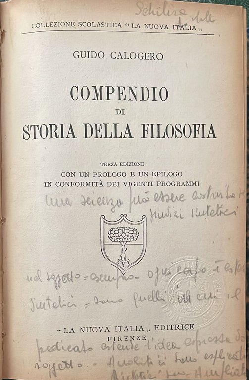 Compendio di storia della filosofia