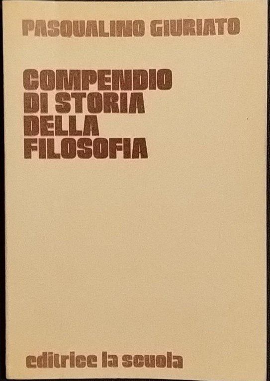 Compendio di storia della filosofia