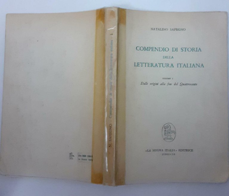 Compendio di storia della letteratura italiana I