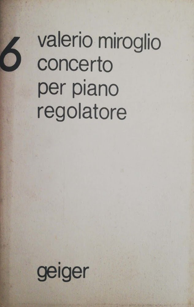 Concerto per piano regolatore