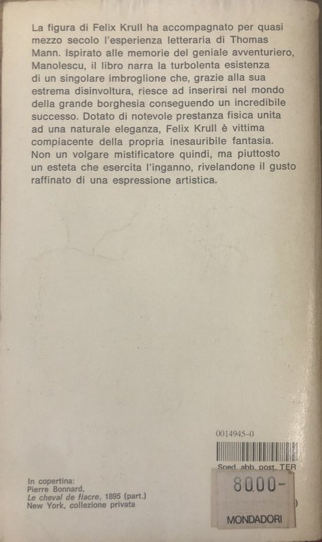 Confessioni del cavaliere d'industria Felix Krull