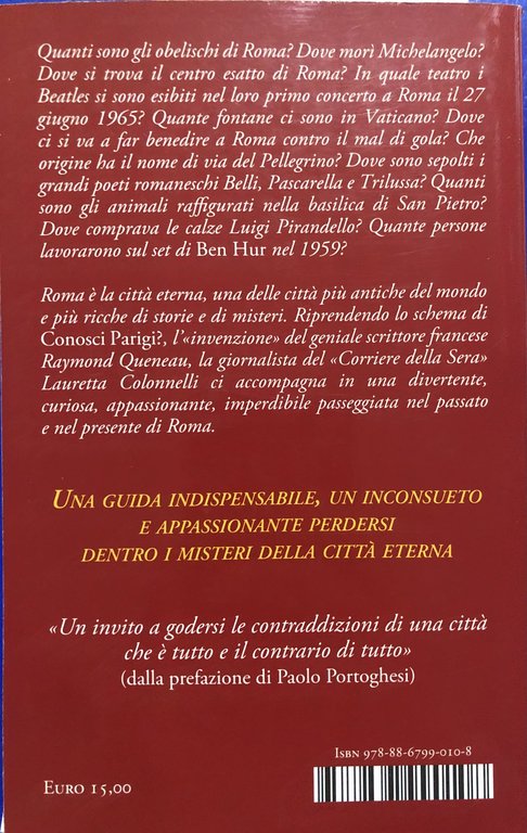 Conosci Roma? Tutto ciò che devi assolutamente sapere