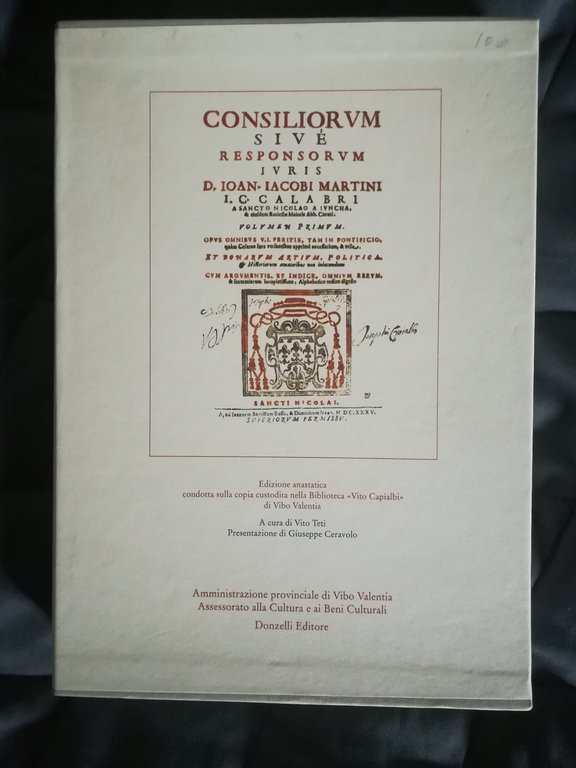 Consiliorum sive responsorum iuris D. Ioan. Iacobi Martini I. C. …
