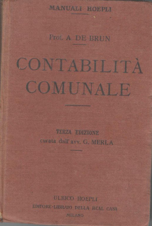 Contabilità comunale (terza edizione)