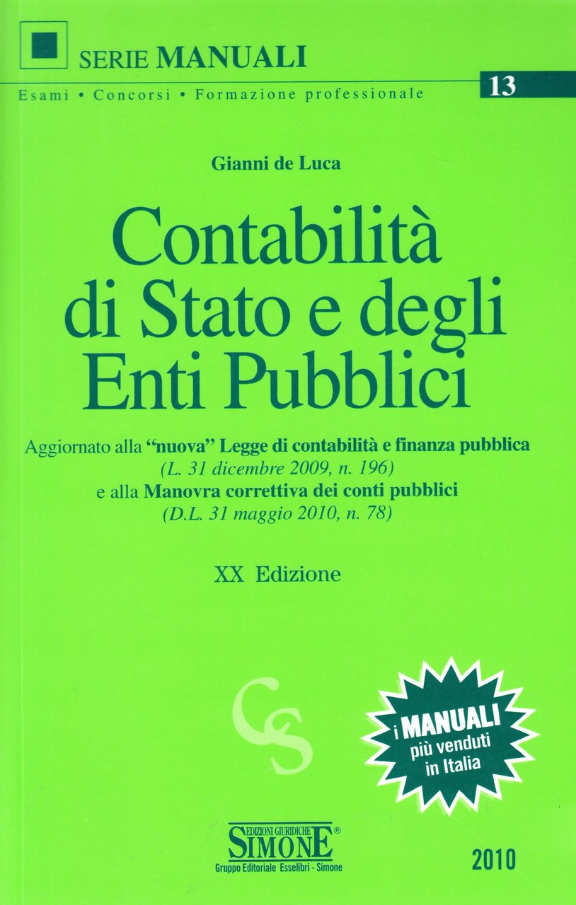 Contabilità di Stato e degli enti pubblici