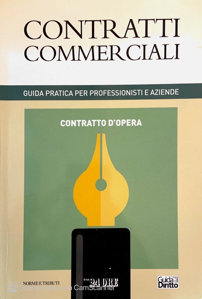 Contratti commerciali: Contratto d'opera. | Immagine principale
