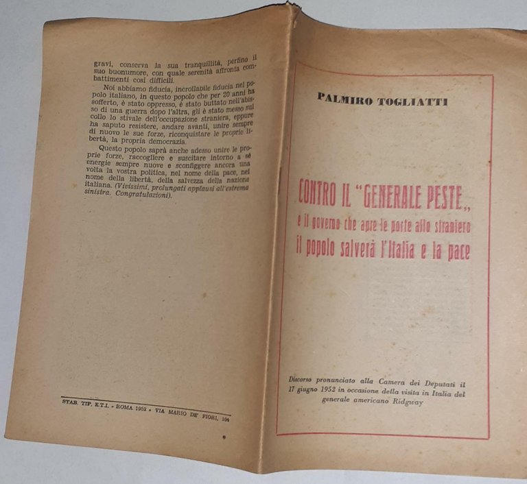 Contro il "Generale peste.." e il governo che apre le … | Immagine Gallery 2