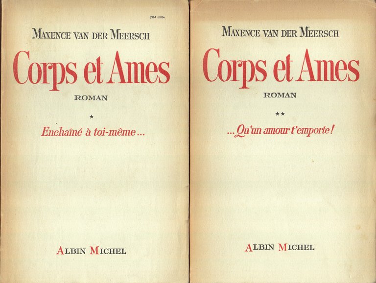 Corps et Ames. Roman. I. II.