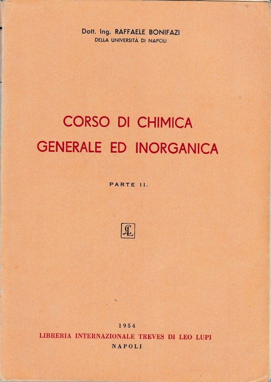 Corso di Chimica generale ed inorganica parte seconda