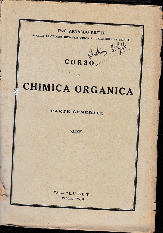 Corso di Chimica Organica