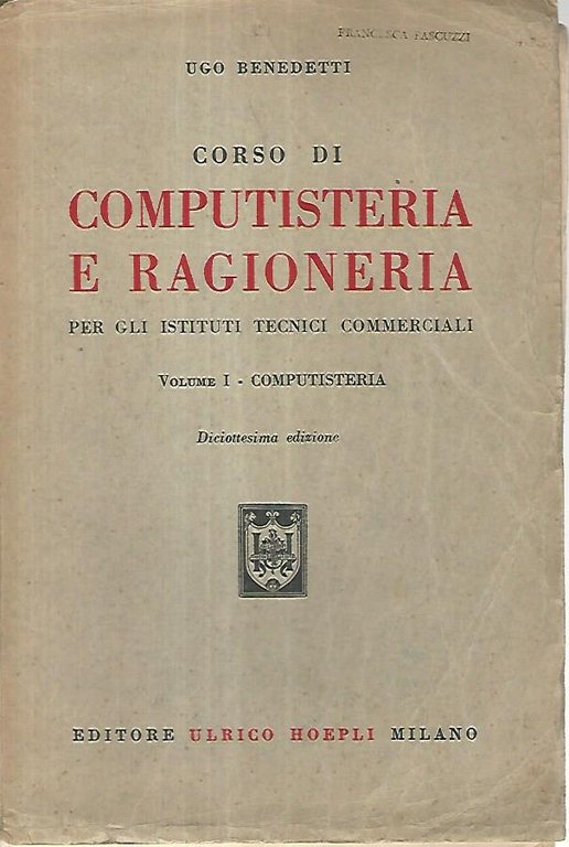 Corso di computisteria e ragioneria. Volumi 1-2-3-4 | Immagine Gallery 3