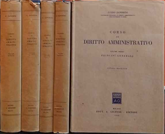 Corso di diritto amministrativo. 5 volumi | Immagine principale