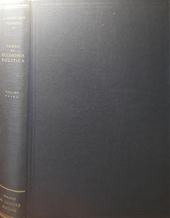 Corso di economia politica (volume I)