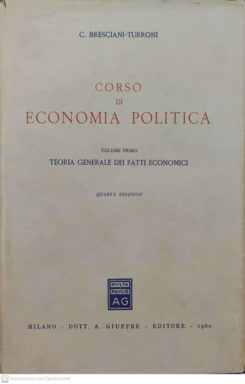 Corso di economia politica. Volume primo | Immagine Gallery 2
