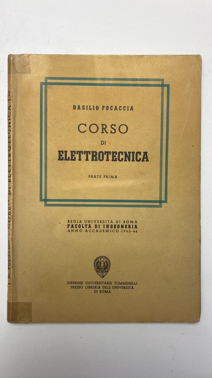 Corso di elettrotecnica (3 volumi)