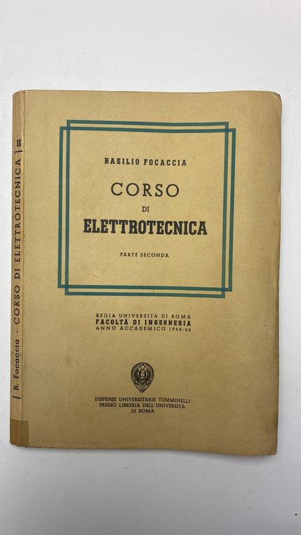 Corso di elettrotecnica (3 volumi)