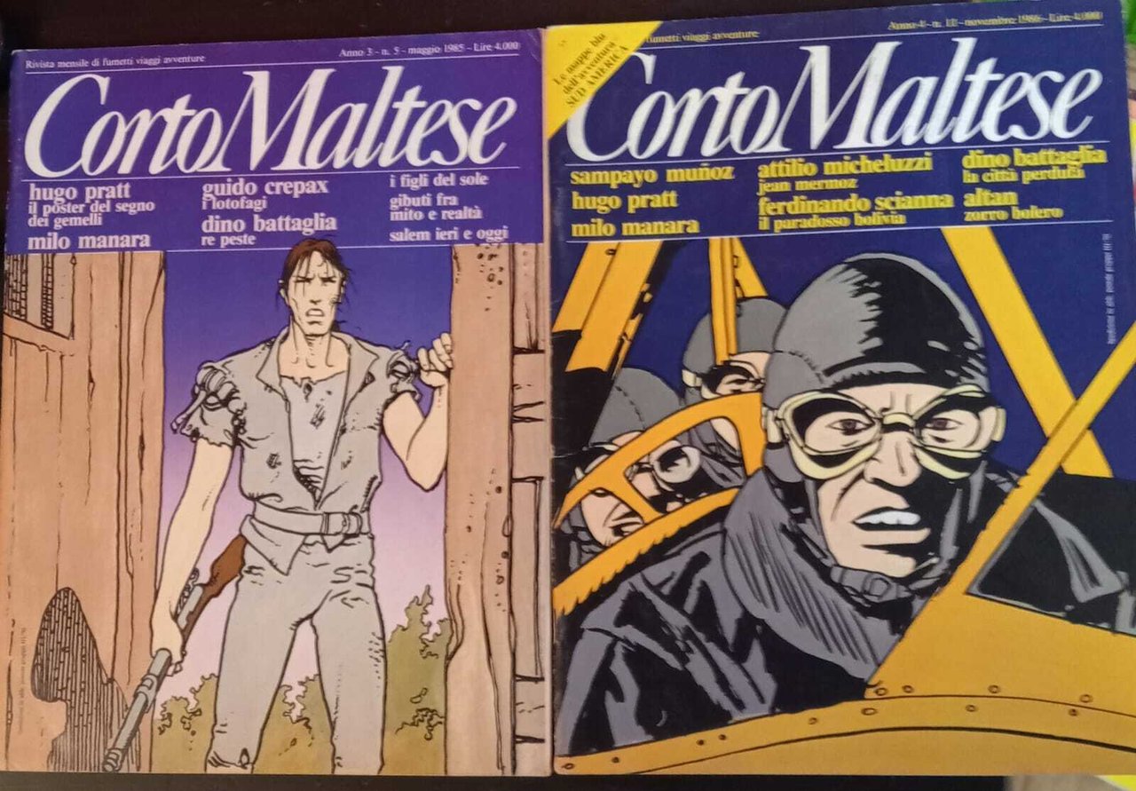Corto Maltese, nn. 3 e 5.