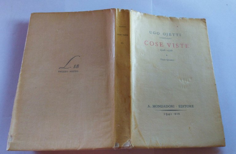 Cose viste 1926-1928. Tomo quarto | Immagine Gallery 2