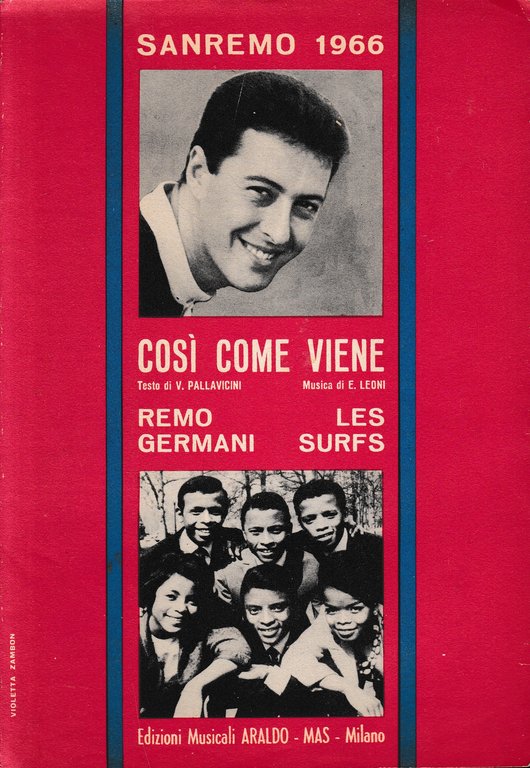 Così come viene (Festival di Sanremo 1966)