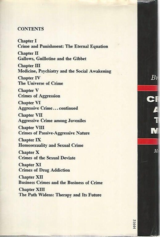 Crime and the mind. A psychiatric analysis of crime and …