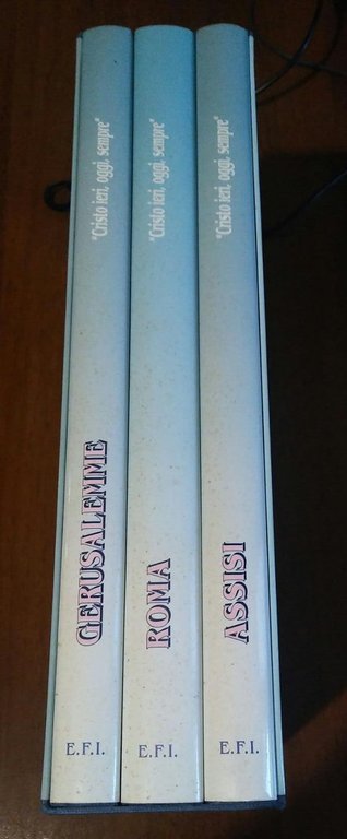 Cristo ieri, oggi, sempre. Gerusalemme, Roma, Assisi. 3 volumi. | Immagine Gallery 3