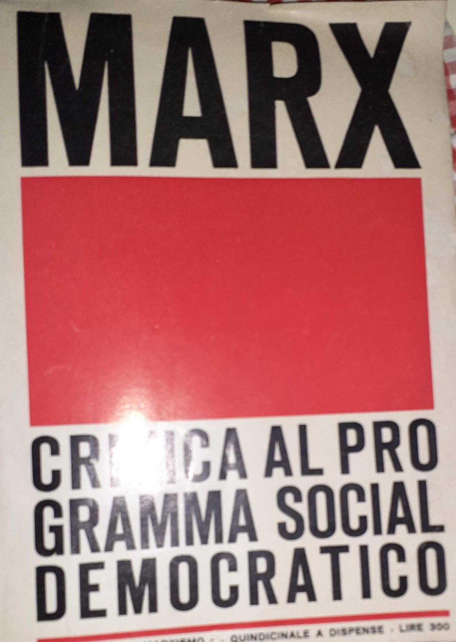 Critica al programma socialdemocratico