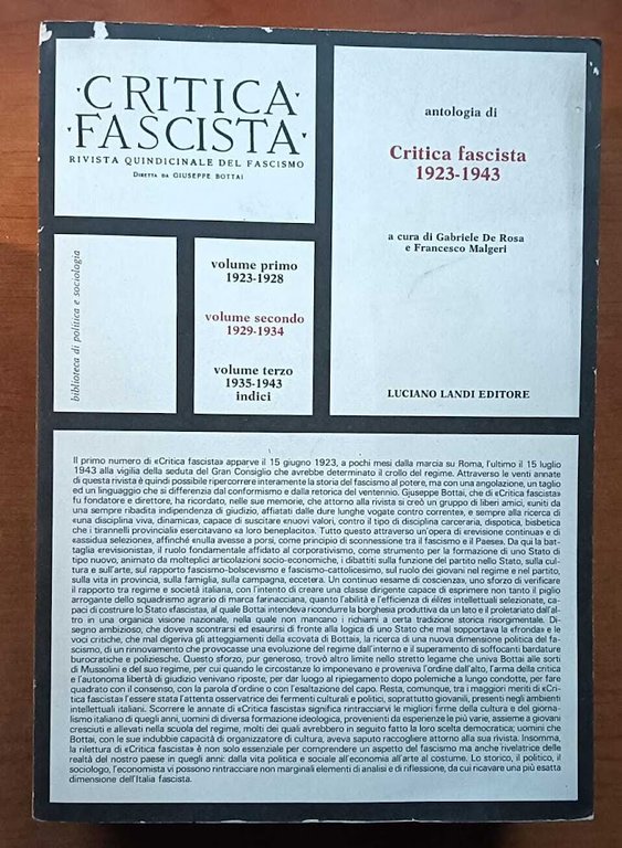 critica fascista