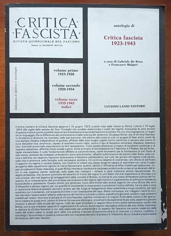 critica fascista