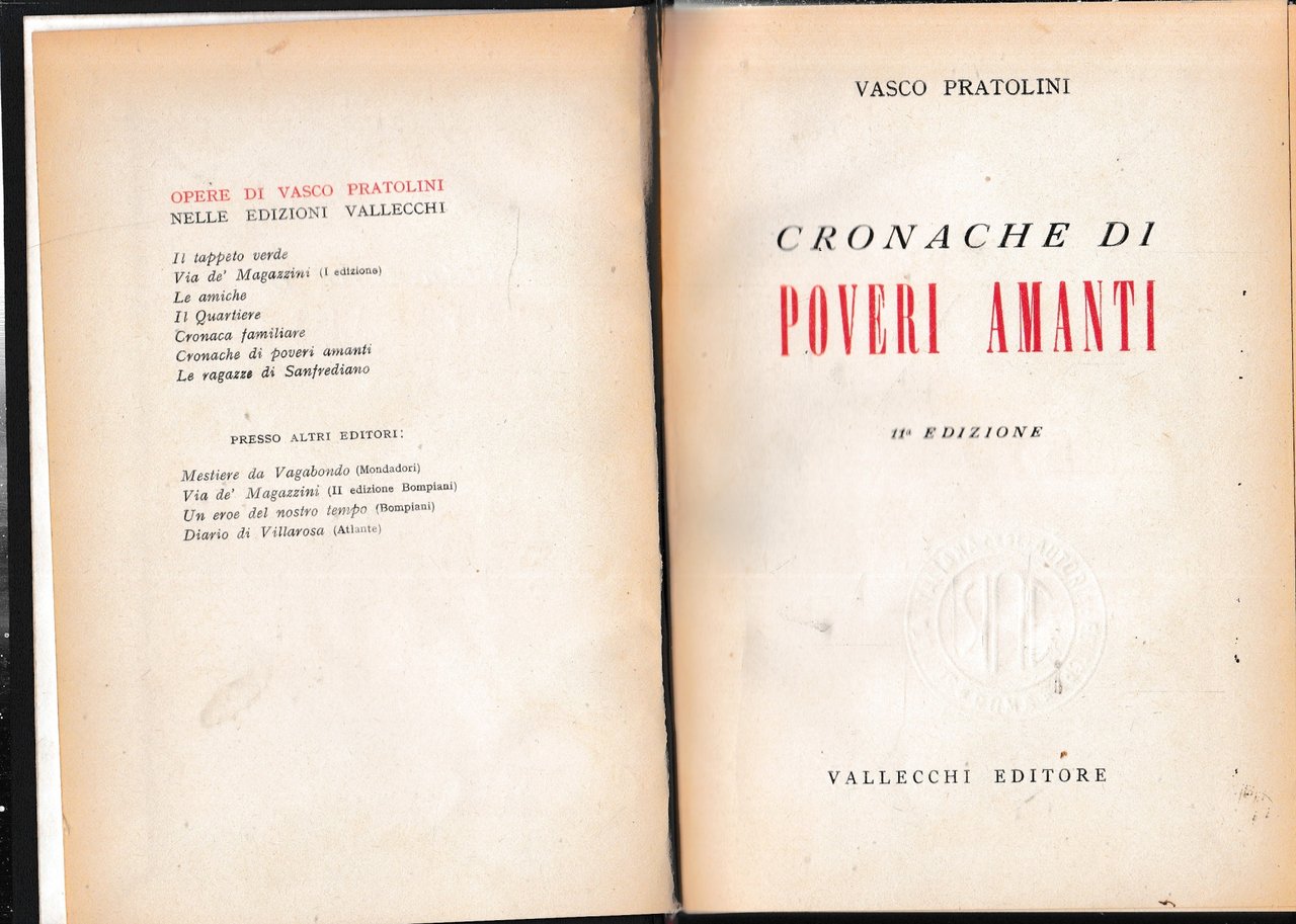 Cronache di poveri amanti.