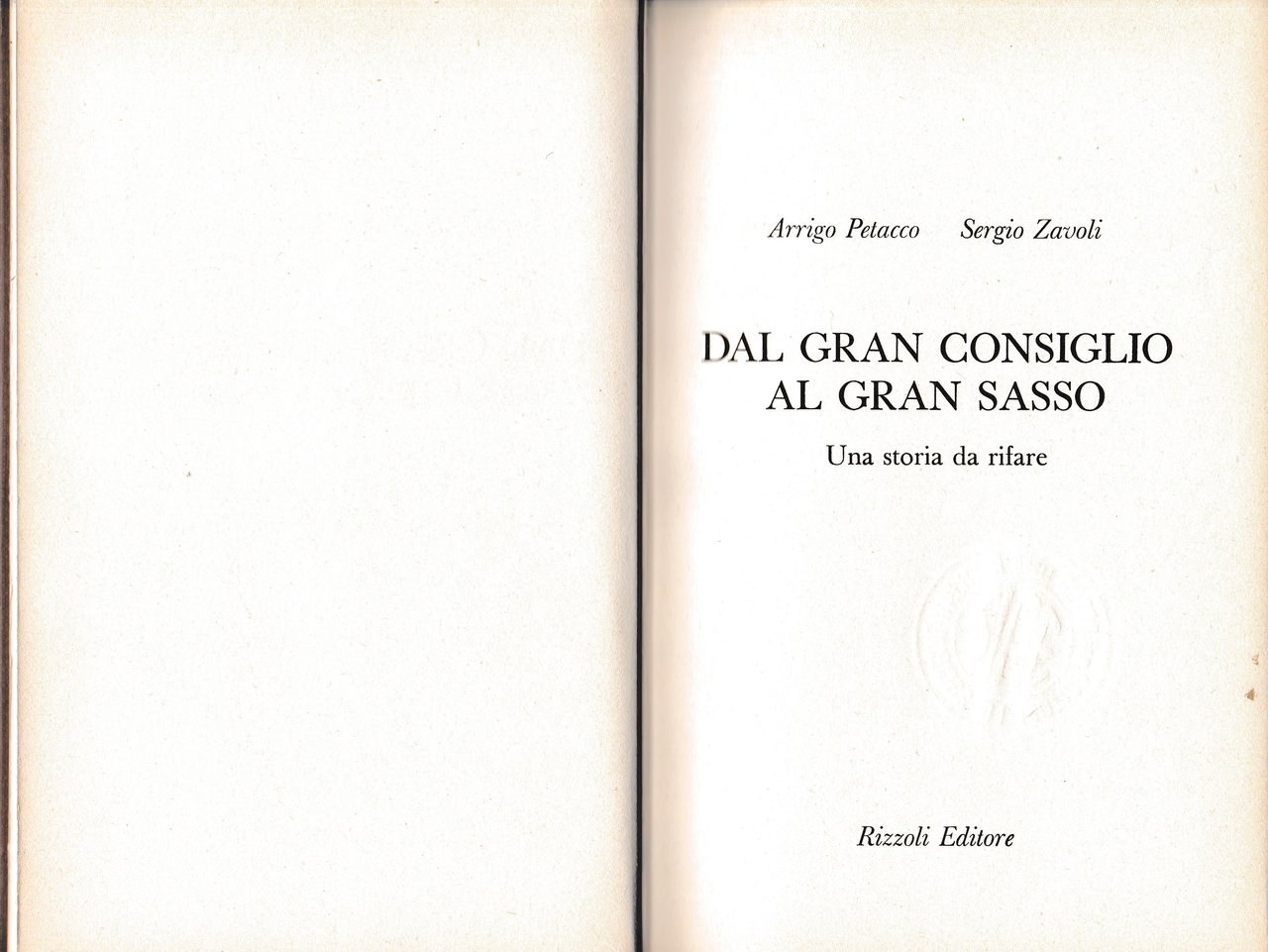 Dal gran consiglio al Gran Sasso. Una storia da rifare | Immagine principale
